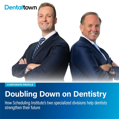 Doubling Down on Dentistry Jay Geier and Flint Geier explain how Scheduling Institute’s two divisions help dentists strengthen teams, growth, and long-term practice success.