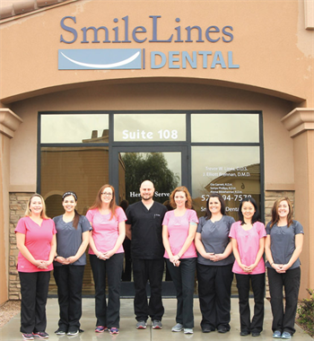 Office Visit: Doing Dentistry in the Desert Meet Dr. Trevor Lines, owner of Smile Lines Dental, in Maricopa, Arizona, who believes that dentistry needs to become more patient centric. 
