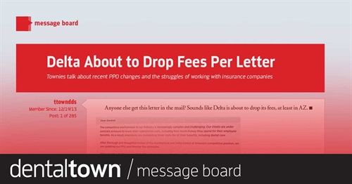 Delta About to Drop Fees Per Letter Townies talk about recent PPO changes and the struggles of working with insurance companies.