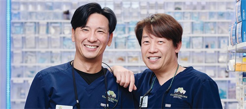 Office Visit: Drs. Edmund Liu and Ken Lin This month, we spotlight Clarksburg Dental Center in Maryland, led by Drs. Edmund Liu and Ken Lin—cousins who took unconventional paths into dentistry. In our exclusive Q&A, they share how they overcame early business struggles, developed
a practice philosophy, and strategically invested in technology and consulting to transform their business into a thriving success.