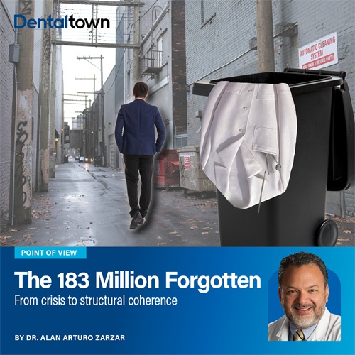 Point of View: The 183 Million Forgotten Dr. Alan Arturo Zarzar issues a call to confront dentistry’s access crisis, rethinking licensure, education, and workforce policy to restore care for millions left without treatment.