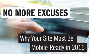 Why Your Site Must Be Mobile-Ready in 2016 Angela Bice discusses the importance of mobile-readiness and the ways to achieve success when creating your mobile website.