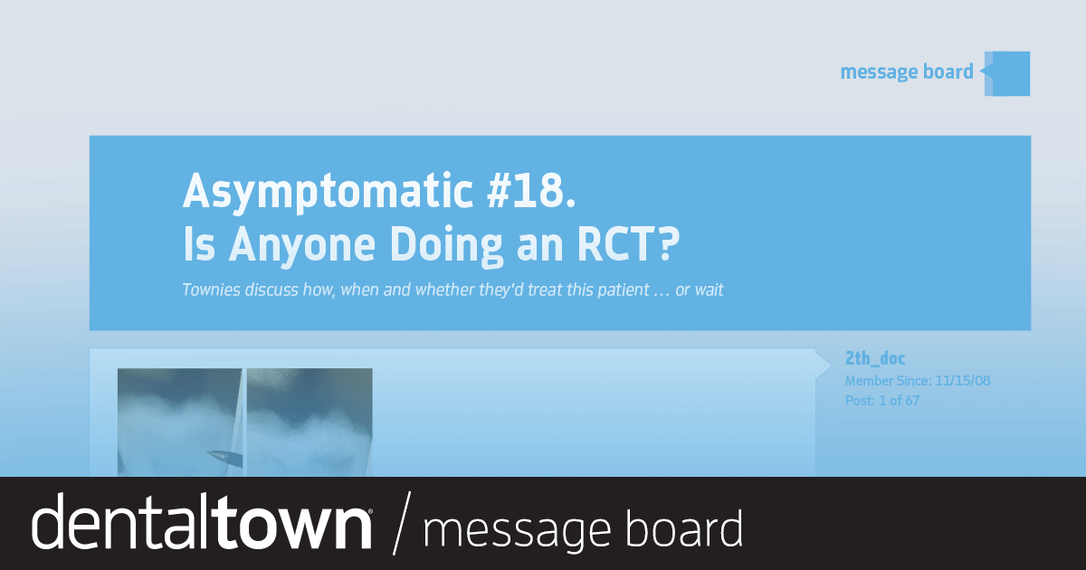 Asymptomatic #18. Is Anyone Doing an RCT?  Townies discuss how, when and whether they’d treat this patient … or wait.