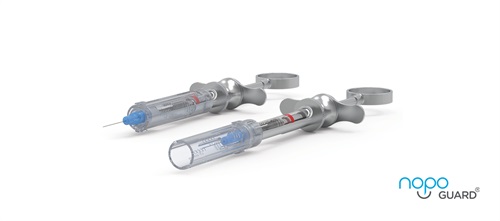 Product Profile: NopoGuard A reusable on-syringe needle safety device