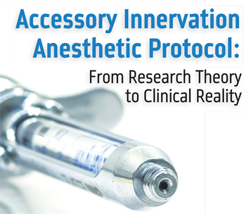 Continuing Education: Accessory Innervation Anesthetic Protocol  From research theory to clinical reality, Dr. Daniel Uzbelger Feldman discusses an accessory innervation anesthetic protocol for profound pulpal anesthesia of the adult posterior mandible.