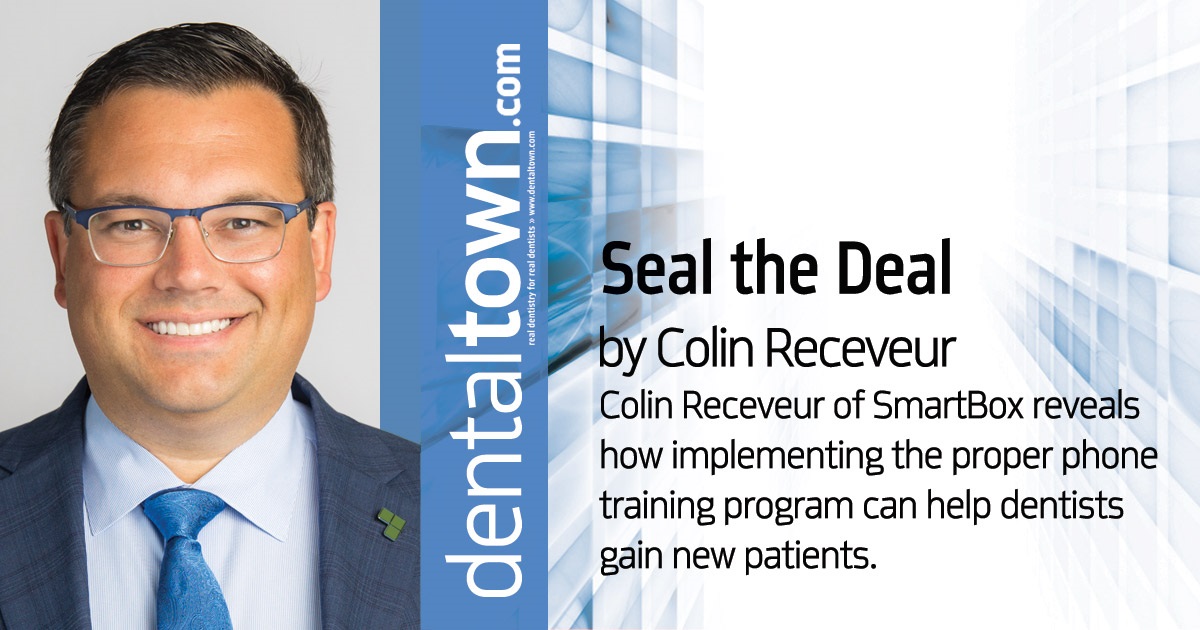 Seal The Deal Colin Receveur of SmartBox reveals how implementing the proper phone training program can help dentists gain new patients.