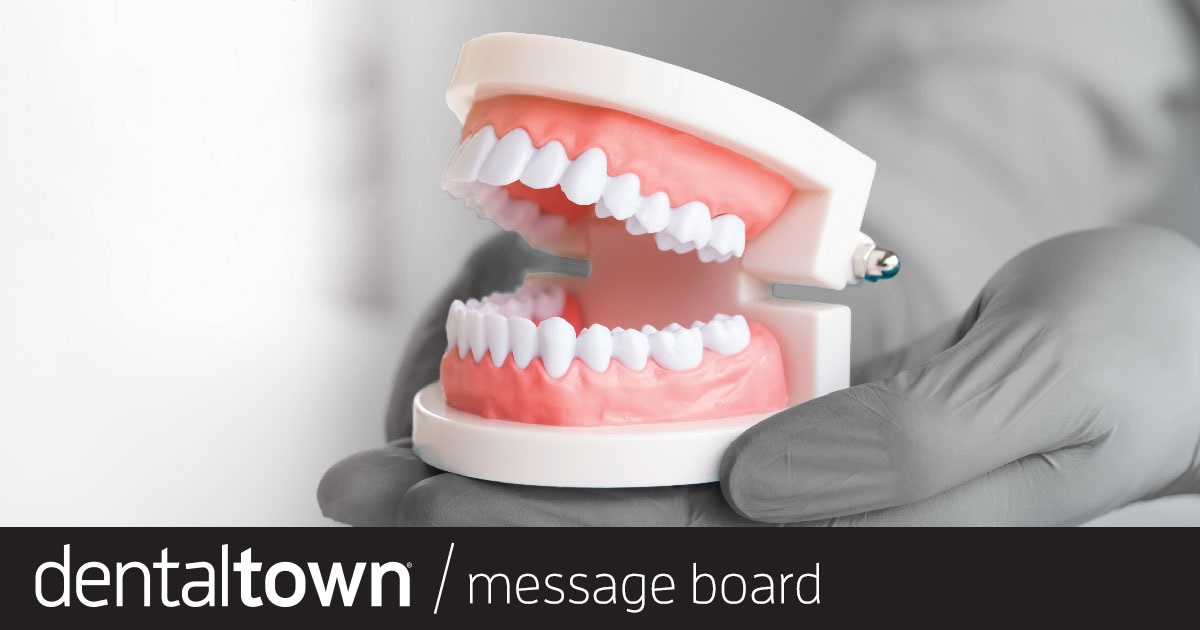 Getting the ‘Loose’ Out of Loose  Prosthodontics “Velogeek,” one of Dentaltown’s most esteemed posters (and a Townie 2019 speaker), shares a wealth of information on fabricating well-fitting dentures.