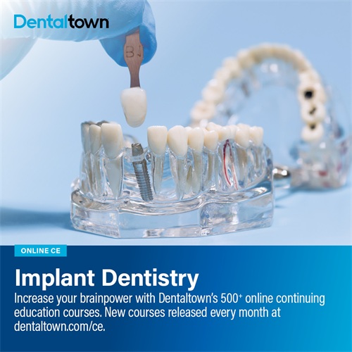 Online CE: Implant Dentistry Dr. Nareg Apelian, director of continuing education, shares Dentaltown's latest CE offerings and most popular implant dentistry courses.