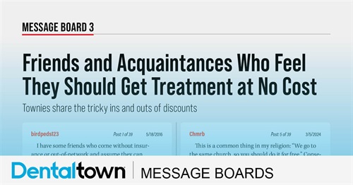 Friends and Acquaintances Who Feel They Should Get Treatment at No Cost Townies share the tricky ins and outs of discounts.