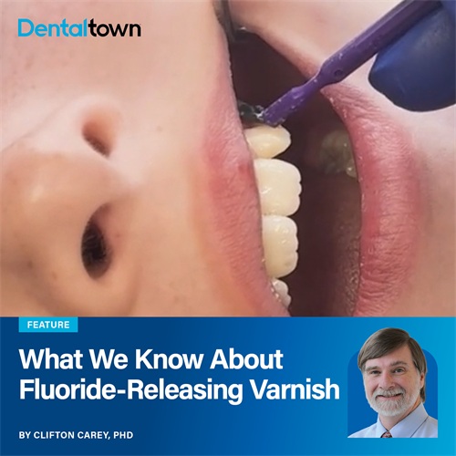 What We Know About Fluoride-Releasing Varnish Scientist Clifton Carey, PhD, breaks down the chemistry of fluoride varnishes, comparing how adhesive and non-adhesive formulations differ in enamel-bound fluoride uptake and long-term caries protection.