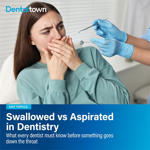 Swallowed vs Aspirated in Dentistry When something disappears down the throat mid-procedure, the difference between swallowed and aspirated isn't academic. What every dentist needs to know about recognition, response and avoiding a career-defining mistake.