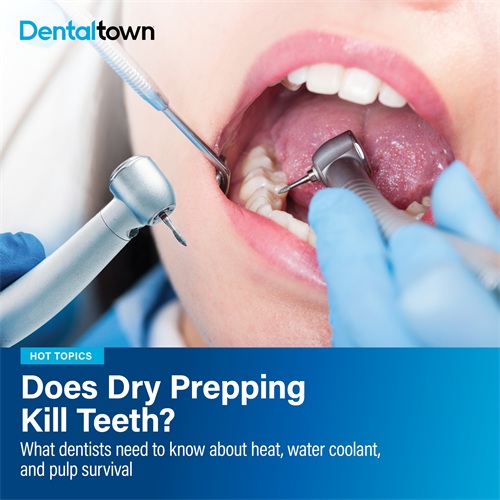 Does Dry Prepping Kill Teeth? Is the 5.5°C pulp temperature rule fact or myth? Learn what current evidence says about thermal injury, dry prepping, and water coolant.