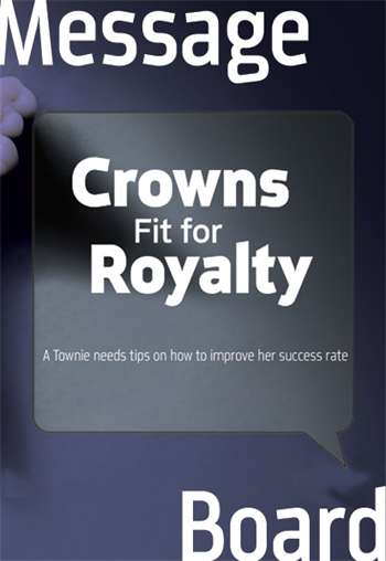 Help! None of My Crowns Are Fitting! So. Many. Remakes. A dentist’s efforts at seating crowns are failing too often for her liking. Can her fellow Townies identify the cause(s)?