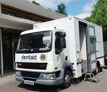 The Mobile Dentaid Unit Provides Care for Vulnerable People 
