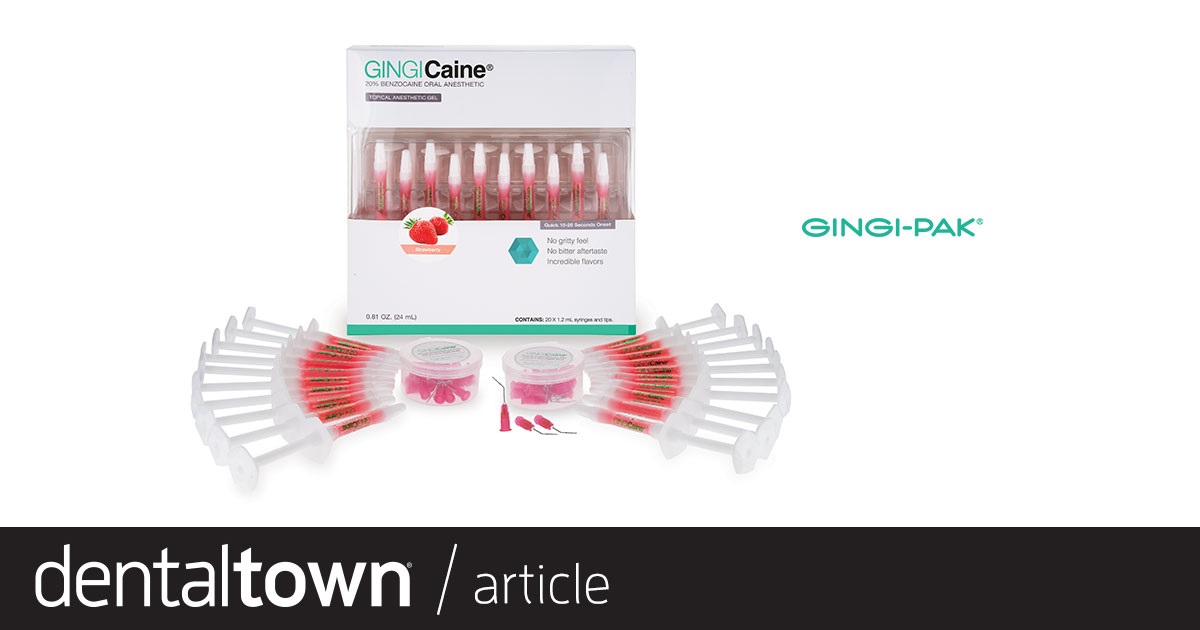 Product Profile: Gingicaine Oral Anesthetic Gel in Syringe Delivering accuracy and patient comfort