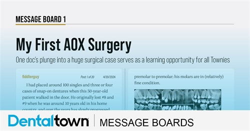 My First AOX Surgery One doc’s plunge into a huge surgical case serves as a learning opportunity for all Townies