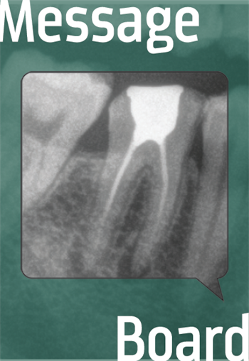 How to know when asymptomatic apical lesions need re-treats? A new grad asks the Townie community for help deciphering some periapical pathology. Is this a re-treat case? 