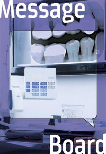 Implant into Root Tip? Before a Townie begins a planned restoration, he needs advice on whether a radiograph shows a root tip, or residual gutta percha from a previous tooth.