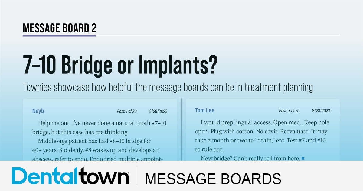 7–10 Bridge or Implants?