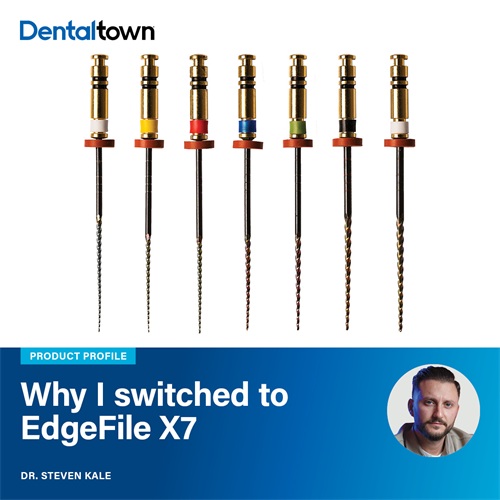 Why I Made the Switch: EdgeFile X7 Dr. Steven Kale explains why EdgeEndo’s EdgeFile X7 is his trusted choice for predictable results and patient comfort.