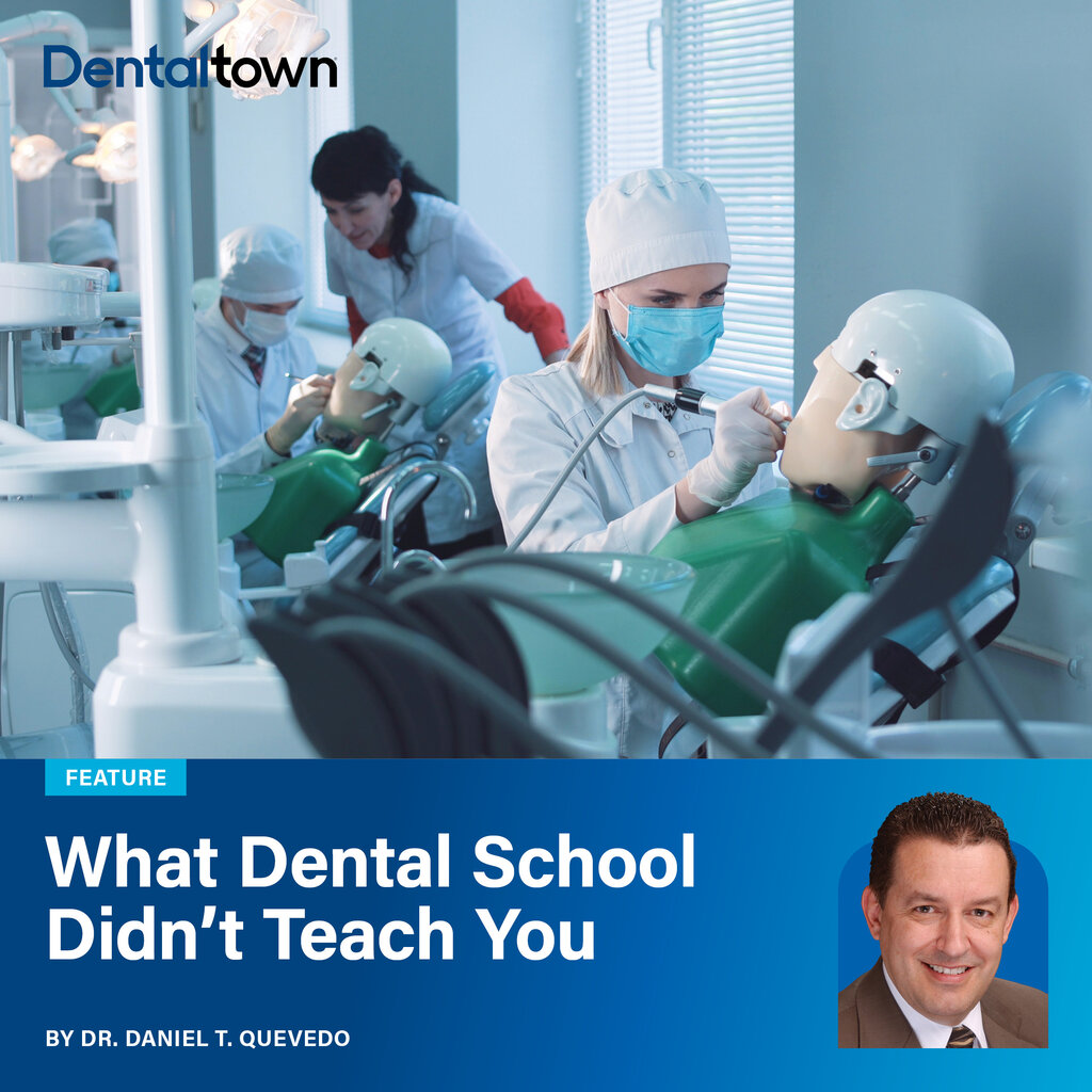 Special Section for New Dentists: What Dental School Didn’t Teach You Dr. Daniel T. Quevedo draws on four decades of mentorship to explain health-focused, patient-centered dentistry and the conversation habits that change case acceptance.