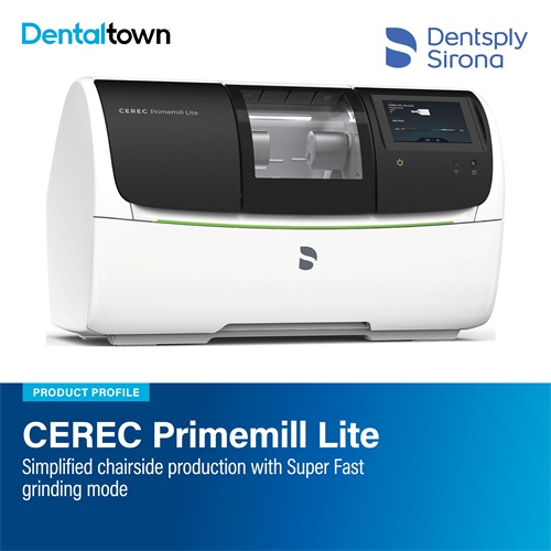 Product Profile: CEREC Primemill Lite Simplified chairside production with Super Fast grinding mode