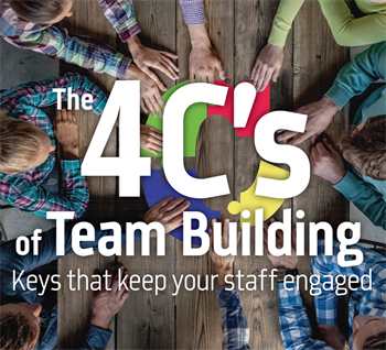 The 4 C’s of Team Building Practice management expert Bonnie Pugh shares how the four C’s of team building—clarify, calculate, communicate and coach—will keep your staff engaged and lead to a successful practice.