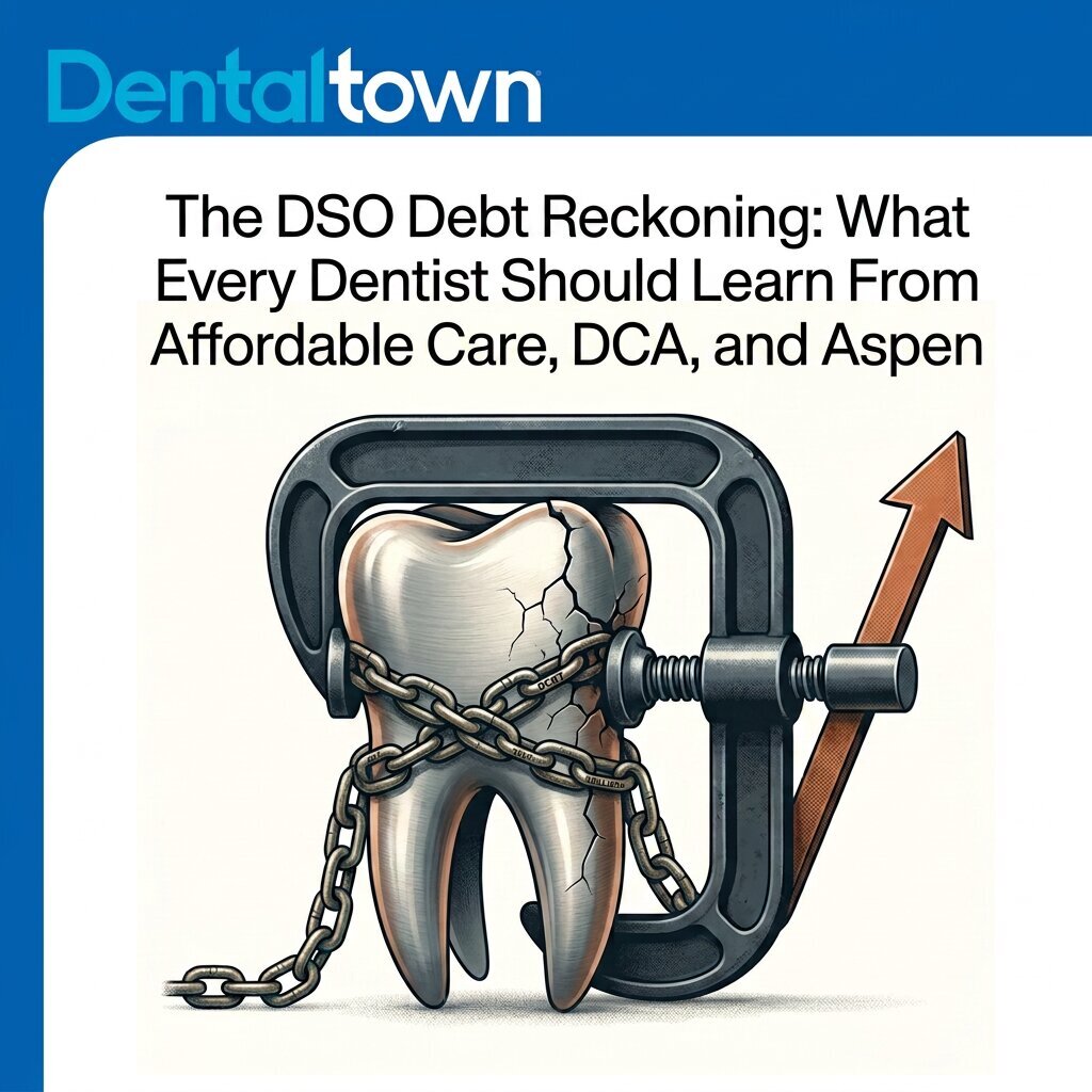The DSO Debt Reckoning: What Every Dentist Should Learn From Affordable Care, DCA, and Aspen
