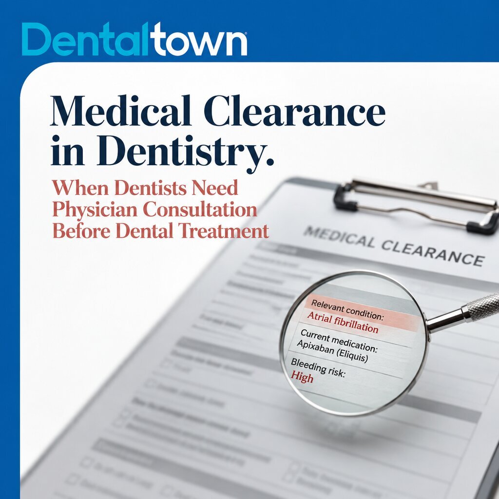 Medical Clearance in Dentistry. When Dentists Need Physician Consultation Before Dental Treatment