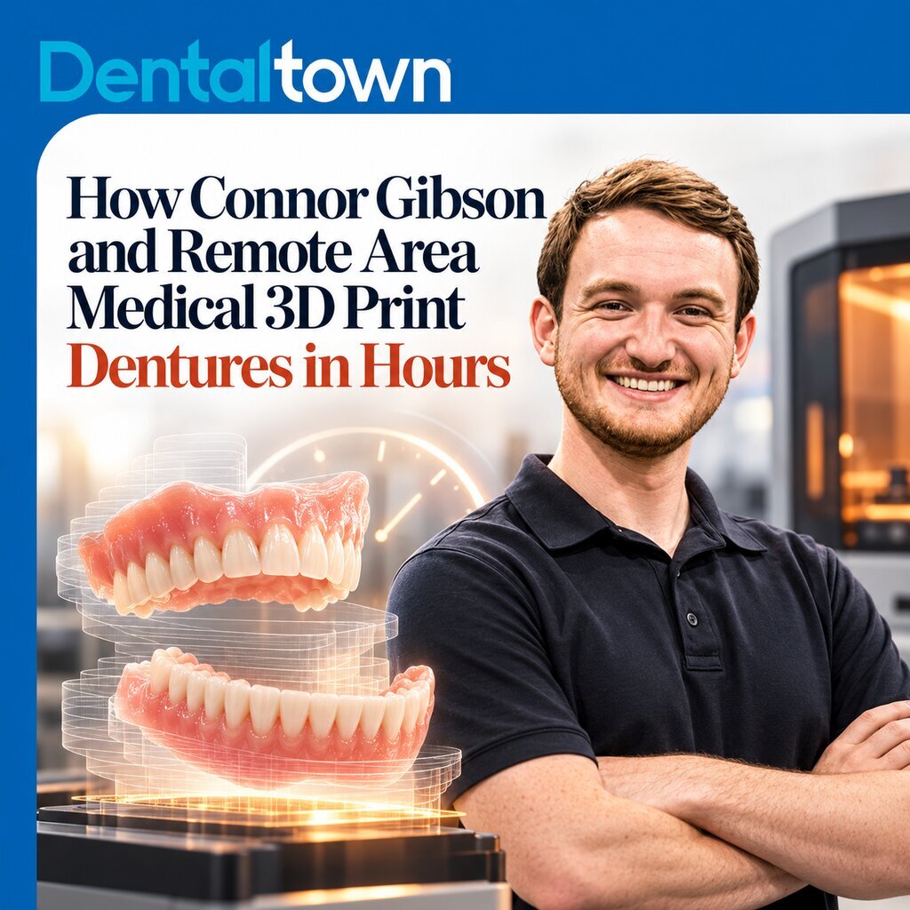 How Connor Gibson and Remote Area Medical 3D Print Dentures in Hours