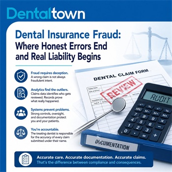 Dental Insurance Fraud: Where Honest Errors End and Real Liability Begins