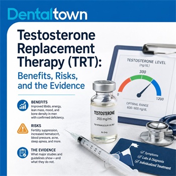 Testosterone Replacement Therapy (TRT): Benefits, Risks, and the Evidence 