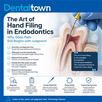 The Art of Hand Filing in Endodontics: Why Glide Path Still Begins With Judgment