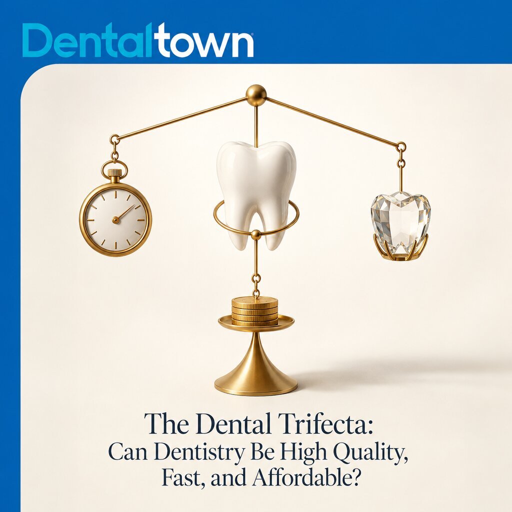 The Dental Trifecta: Can Dentistry Be High Quality, Fast, and Affordable?