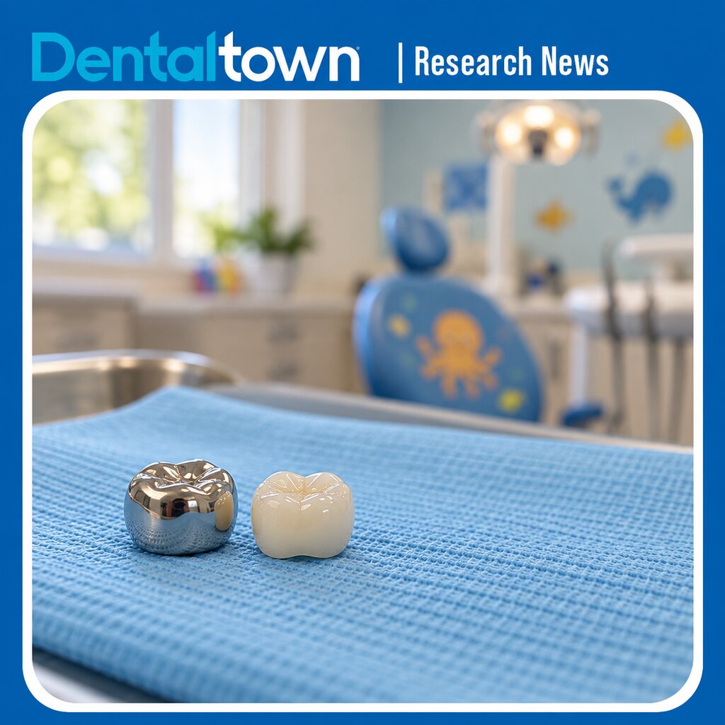 Stainless Steel Crowns Outperformed Flexible Crowns on Gingival Health at 12 Months