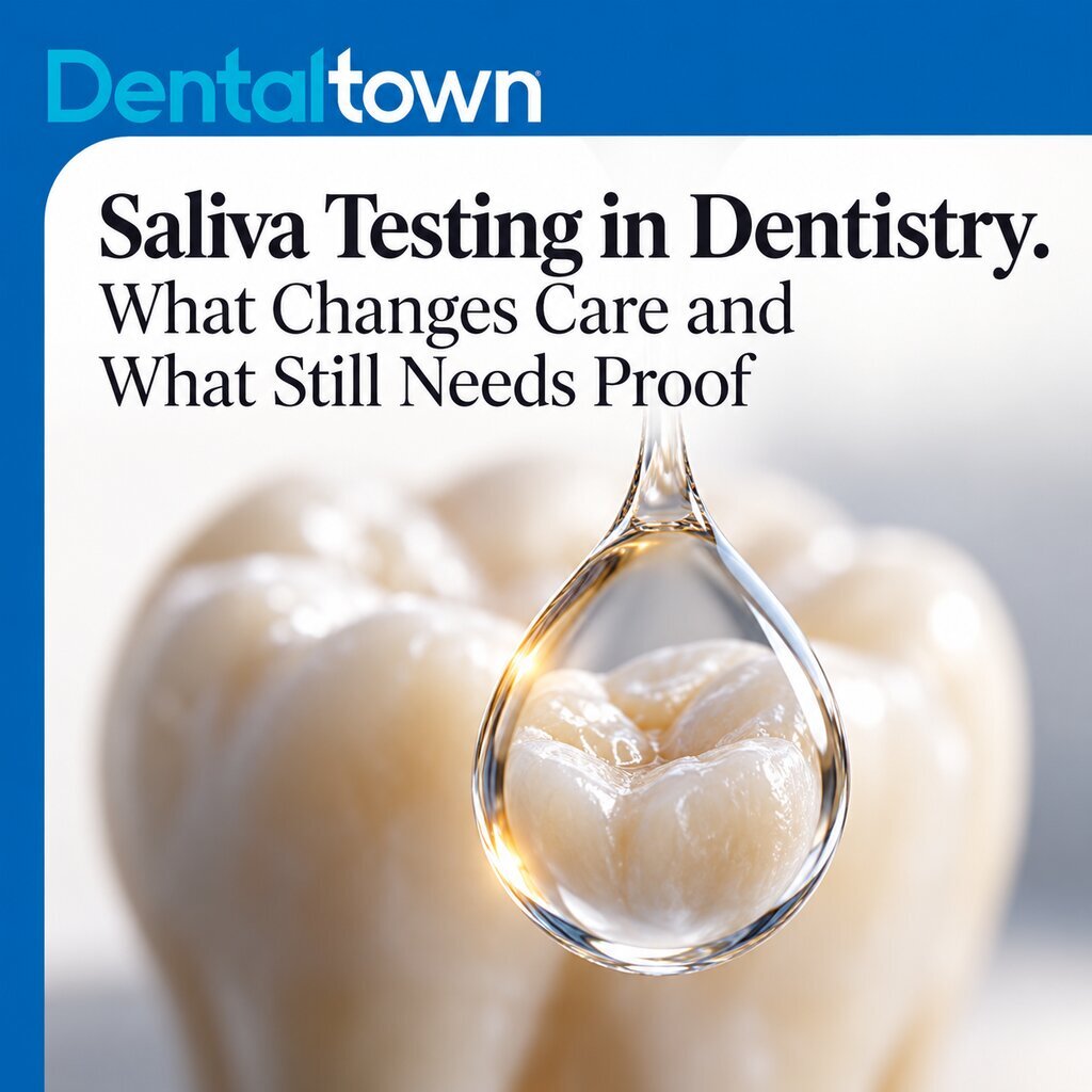 Saliva Testing in Dentistry. What Changes Care and What Still Needs Proof