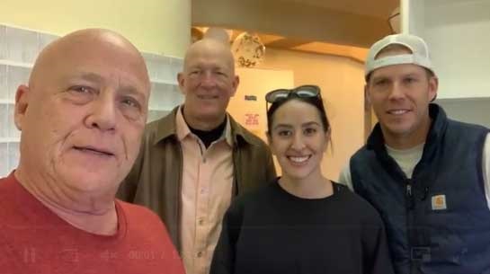 Howard Speaks: Howard Farran DDS with efficiency legend Scott Perkins DDS, dental assistant EFDA Tanya & logistics guru Jake Wolf DDS in El Paso, Texas.