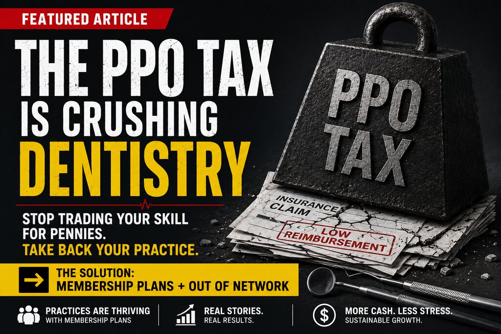 The PPO Tax Is Crushing Dentistry: Why More Practices Are Breaking Free Before Their Profits Disappear