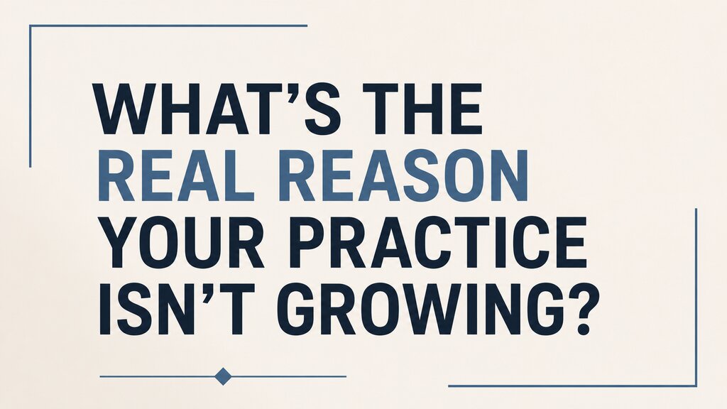 The Practice Doesn't Need a Better Clinician. It Needs a Better Leader.