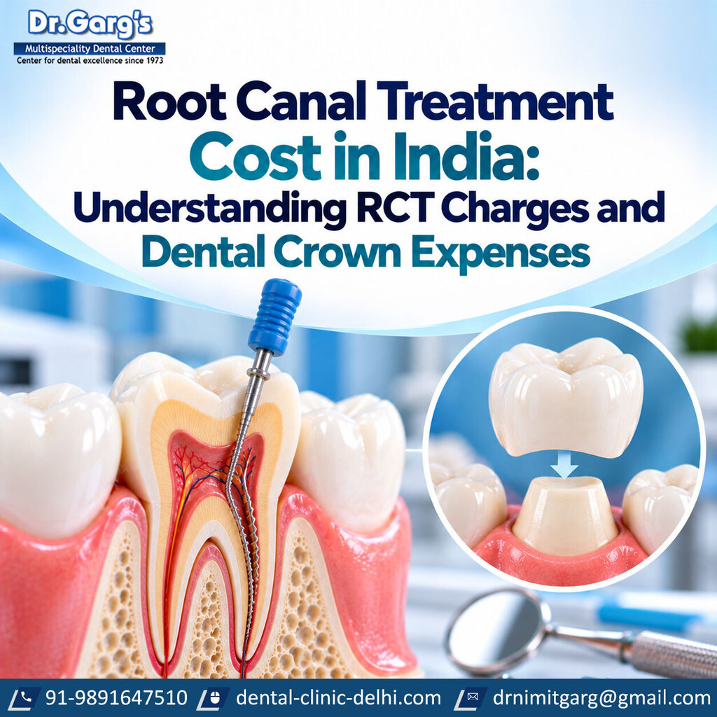 Root Canal Treatment Cost in India: Understanding RCT Charges and Dental Crown Expenses