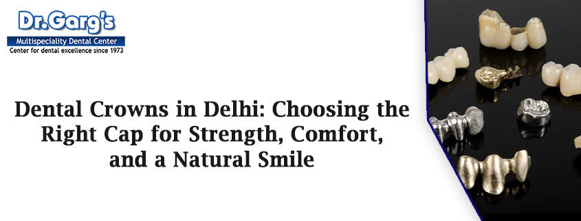 Dental Crowns in Delhi: Choosing the Right Cap for Strength, Comfort, and a Natural Smile
