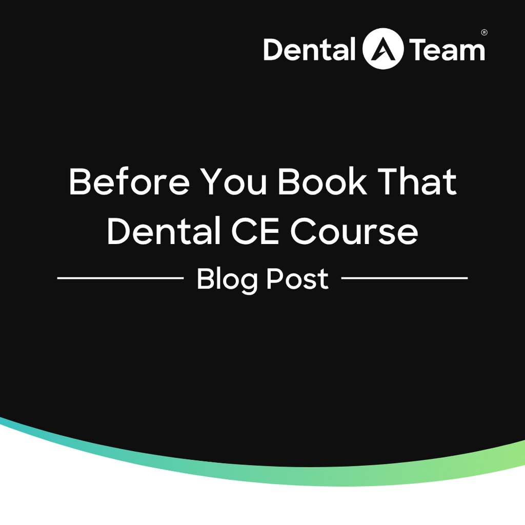 Before Booking Dental CE, Read This