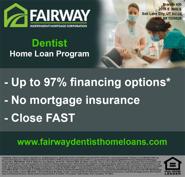 Dentist Home Loans