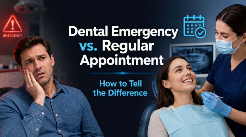 Dental Emergency vs. Regular Appointment: How to Tell the Difference