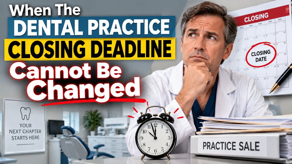 When The Dental Practice Closing Deadline Cannot Be Changed