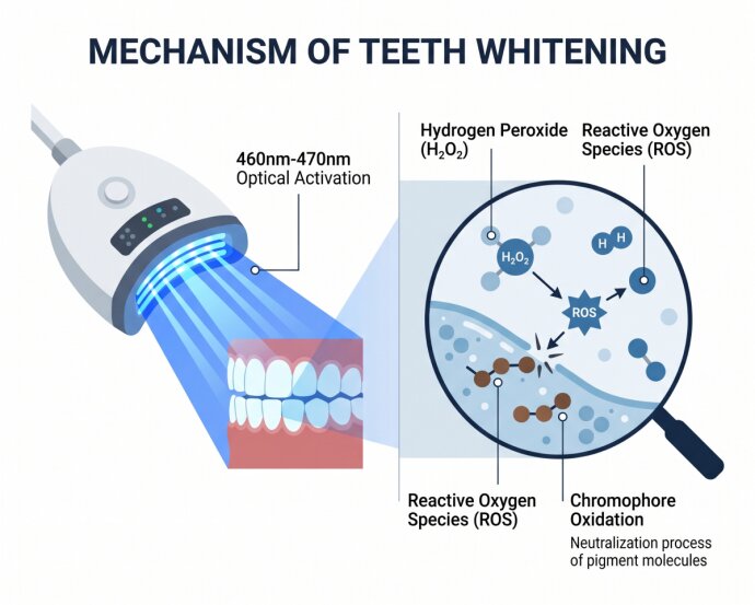 0019 Does Blue Light Whiten Teeth Without Gel? A Manufacturer's Technical Breakdown for Dental Practices