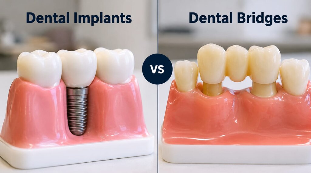 Dental Implants vs Bridges: Which Is Better for Replacing Missing Teeth?