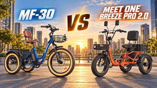 MaxFoot MF-30 vs Meet One Breeze Pro 2.0: Which Electric Trike Is Better for Seniors?