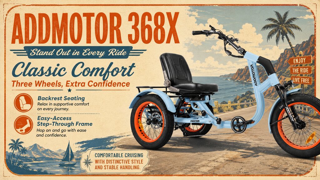 Addmotor M-368X vs. sixthreezero Simple Glide Recumbent ETrike: Which Electric Tricycle Is Better?