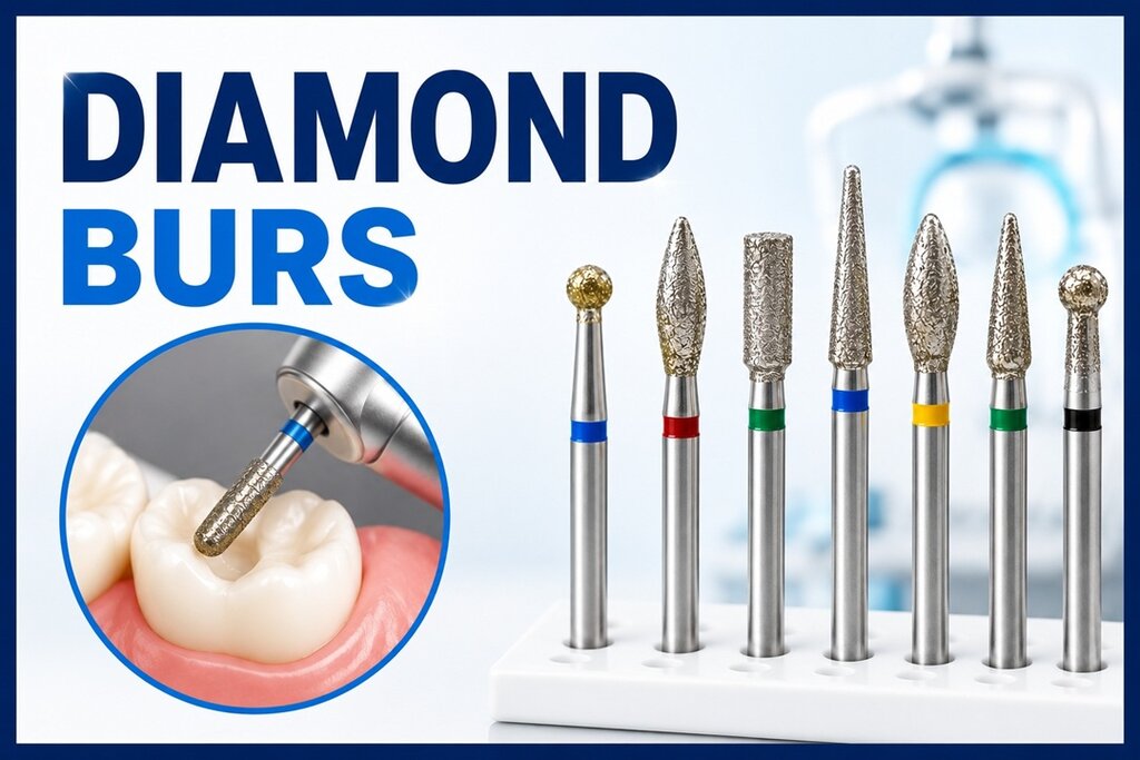Sintered vs. Non-Sintered Diamond Burs: Understanding the Difference and the Value of Long-Lasting Laboratory Instruments